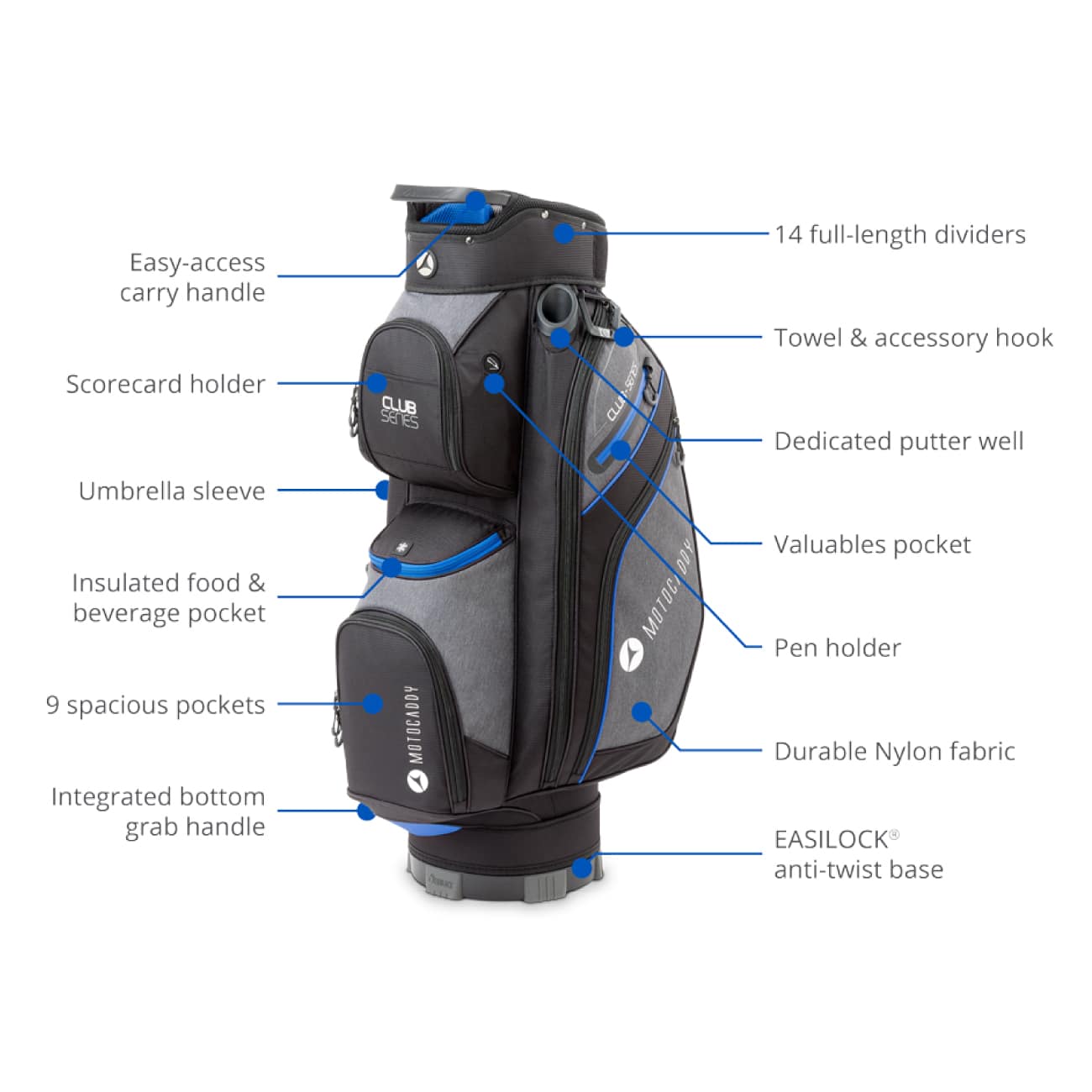 Motocaddy club series bag