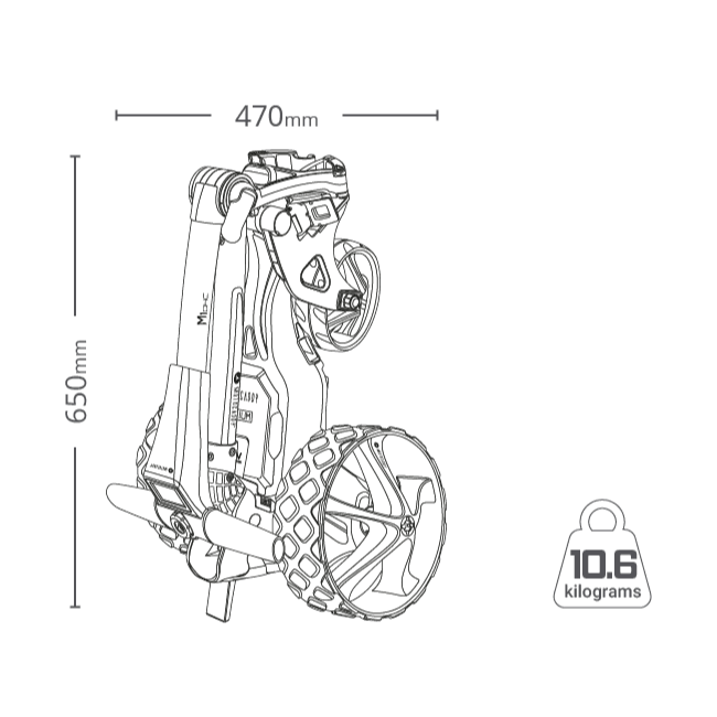 Motocaddy M1 DHC specifications