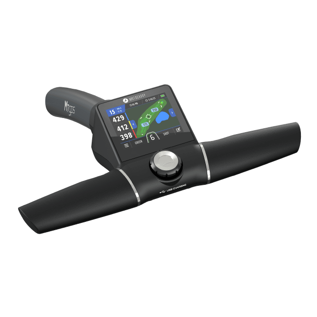 Motocaddy M7 remote built in GPS system in handle