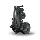 Motocaddy M1 DHC - Downhill Control electric golf trolley - Folded