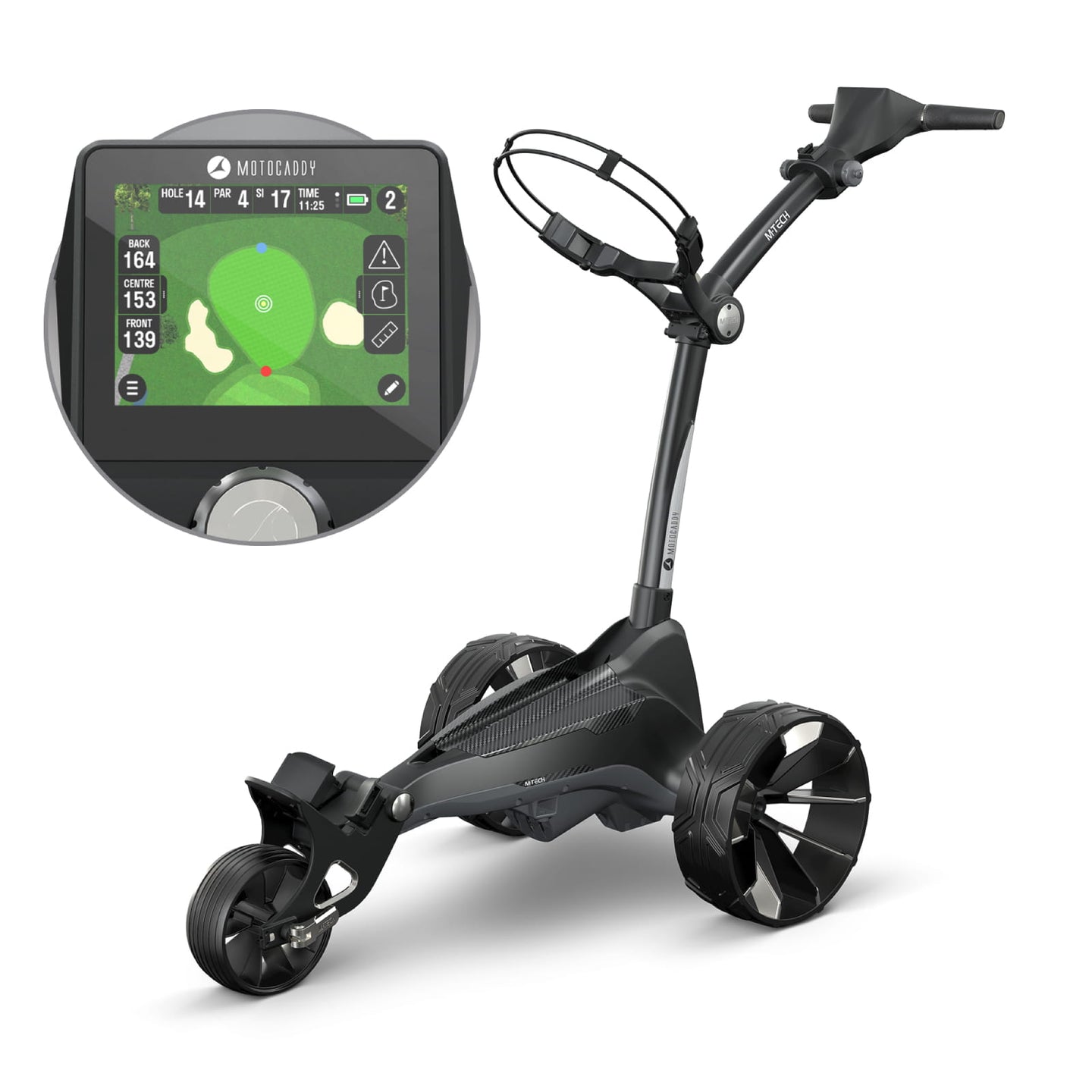 Motocaddy M Tech GPS Downhill Control Electric Golf Trolley