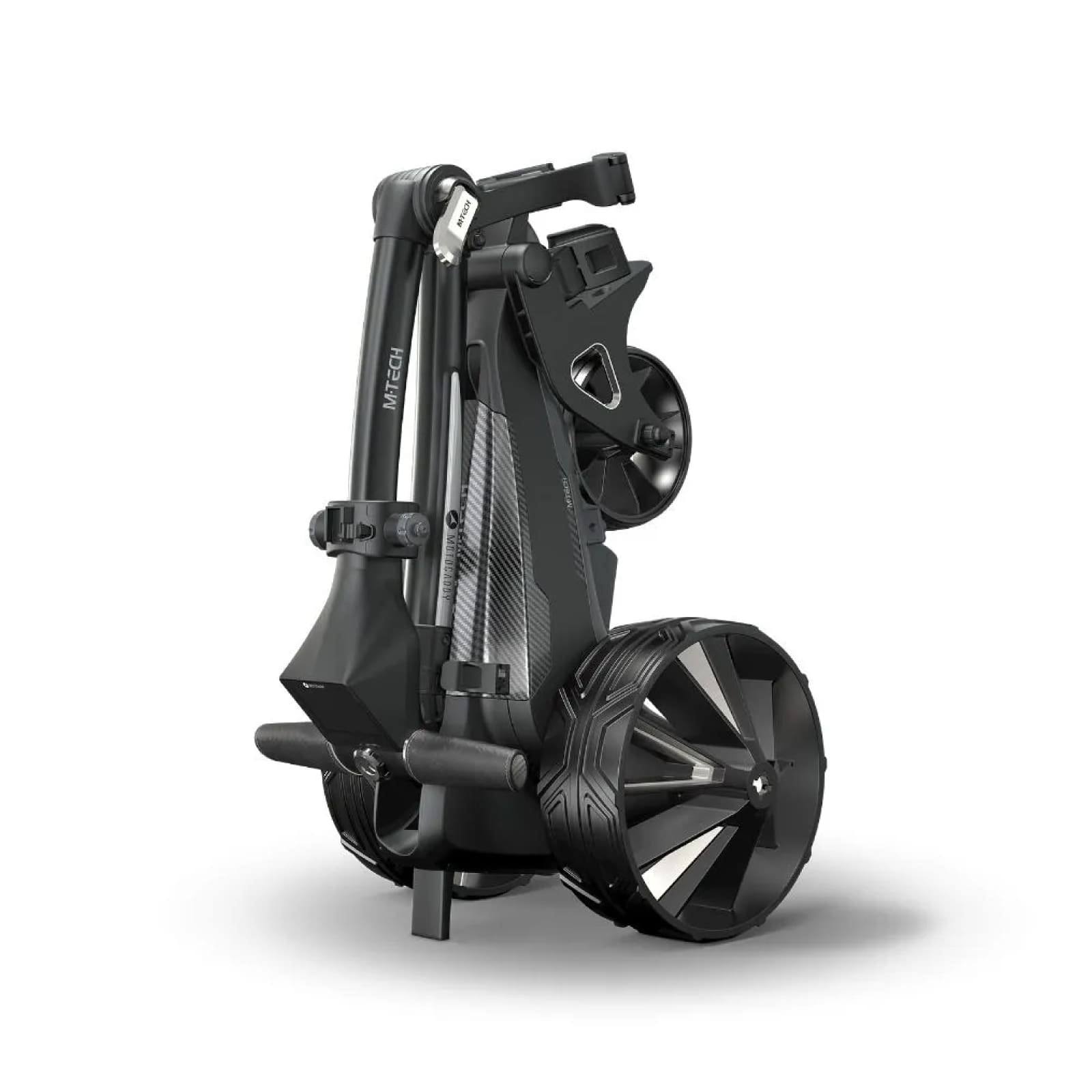 Motocaddy M Tech GPS Downhill Control Electric Golf Trolley Folded