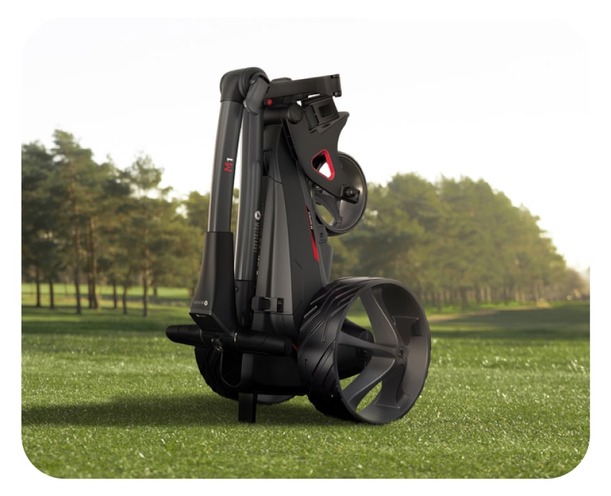 Motocaddy M1 Electric Golf Trolley with Compact Folding Frame