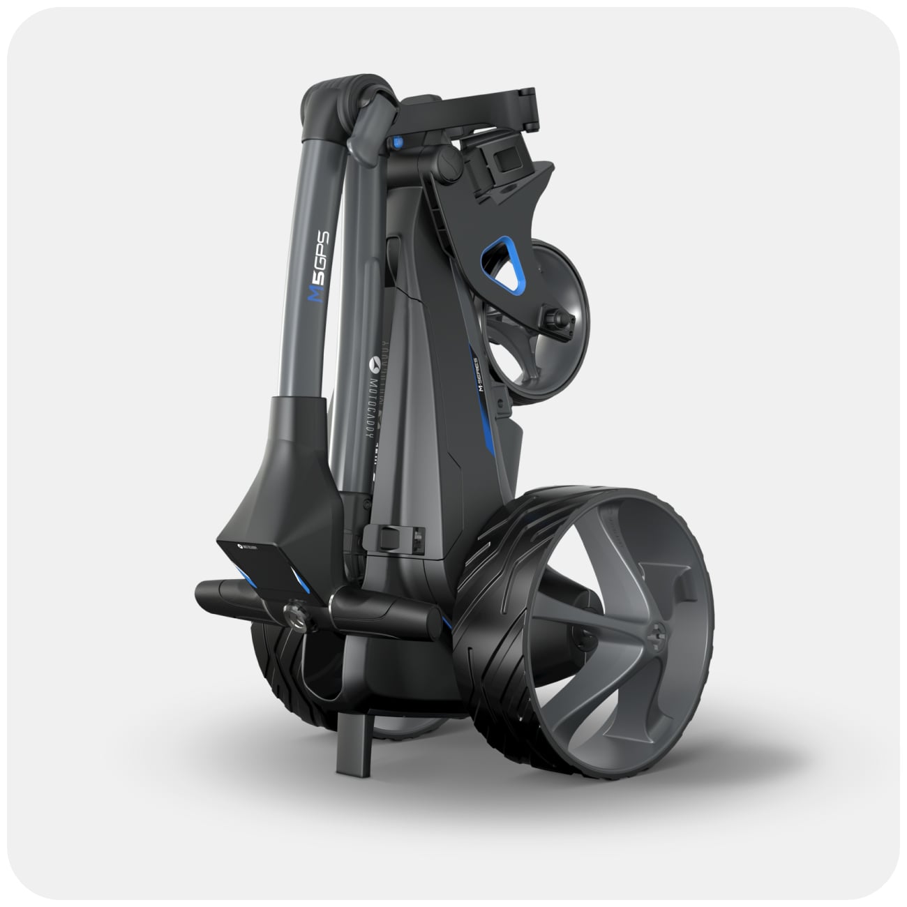 Motocaddy M5 GPS Lithium Electric Golf Trolley Folded