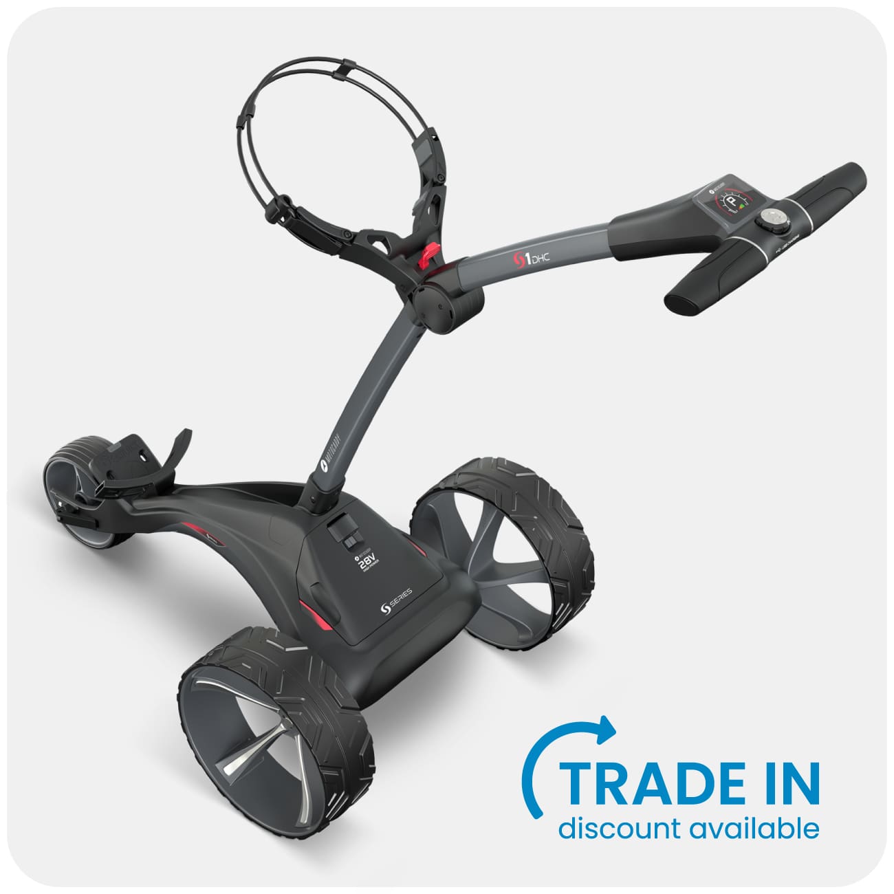 Motocaddy S1 DHC Downhill Control Electric Golf Trolley