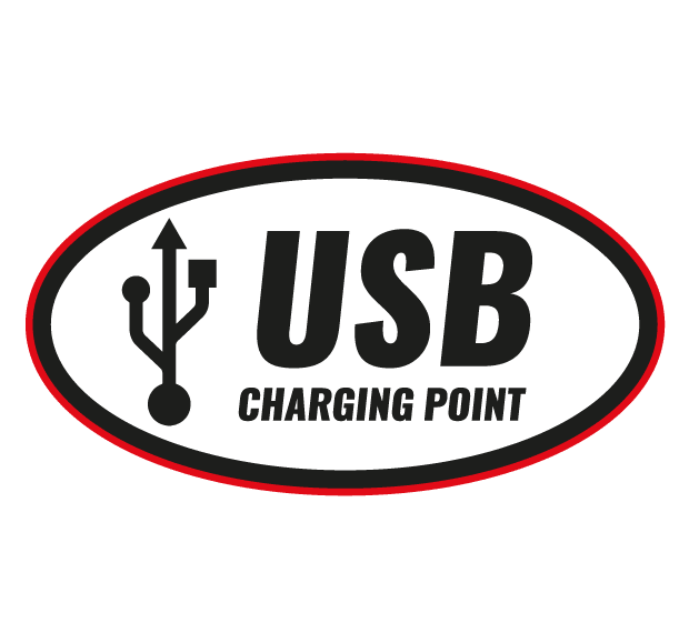 PowerBug golf trolley with USB charge port