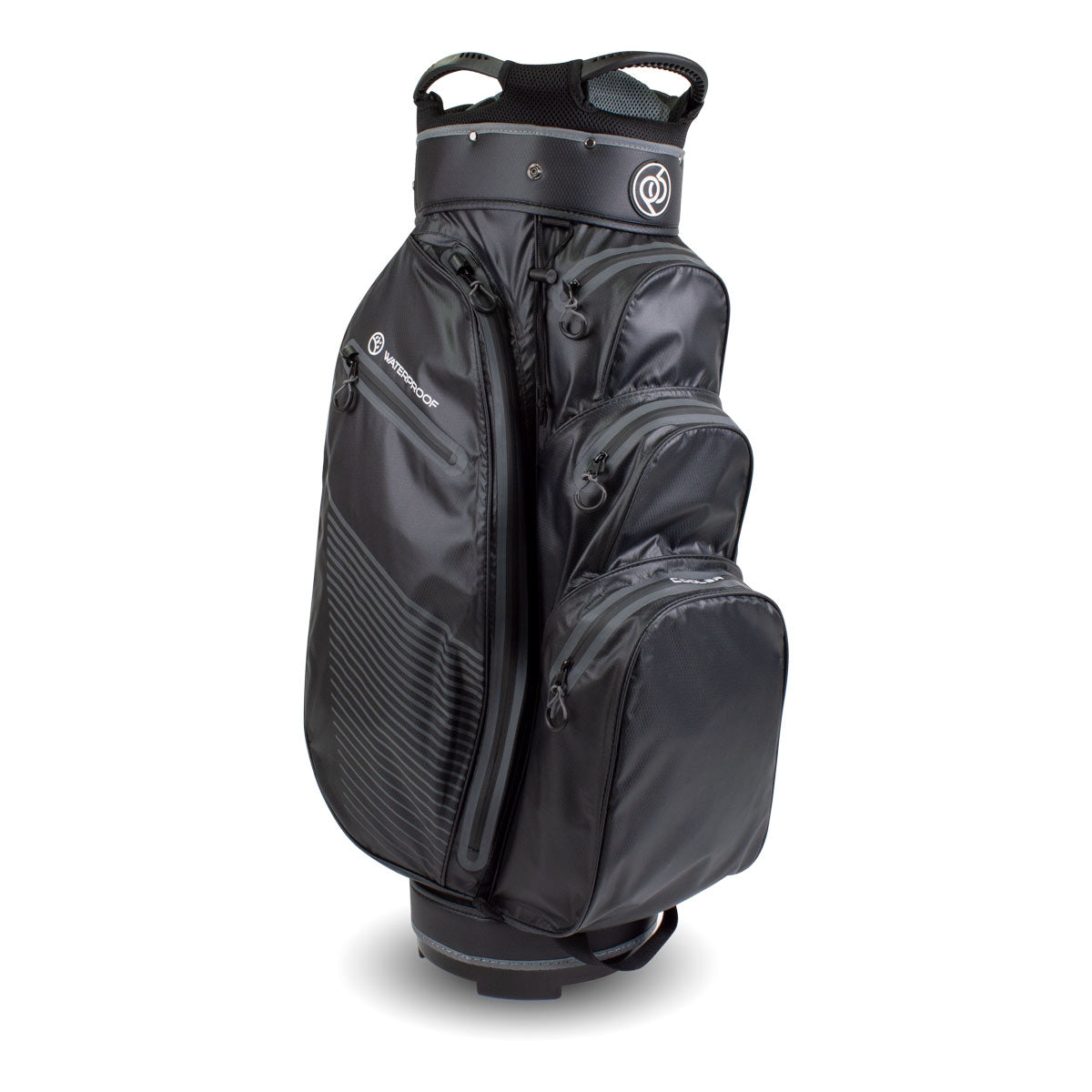PowerBug Waterproof Cart Bag - Black/Charcoal - ElectricTrolleys.com
