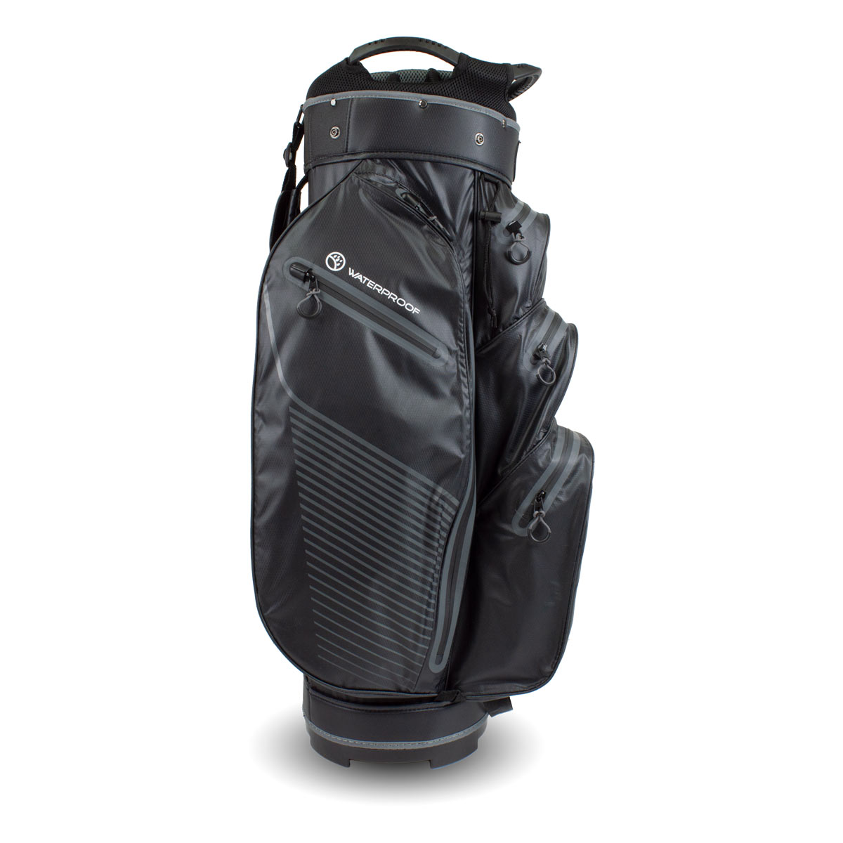 PowerBug Waterproof Cart Bag - Black/Charcoal - ElectricTrolleys.com