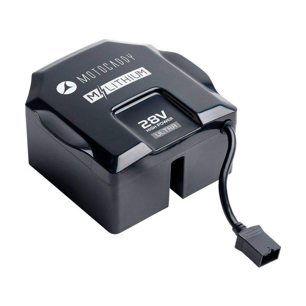 Motocaddy M-Series 28V Lithium Battery & Charger - Extended Range - ElectricTrolleys.com