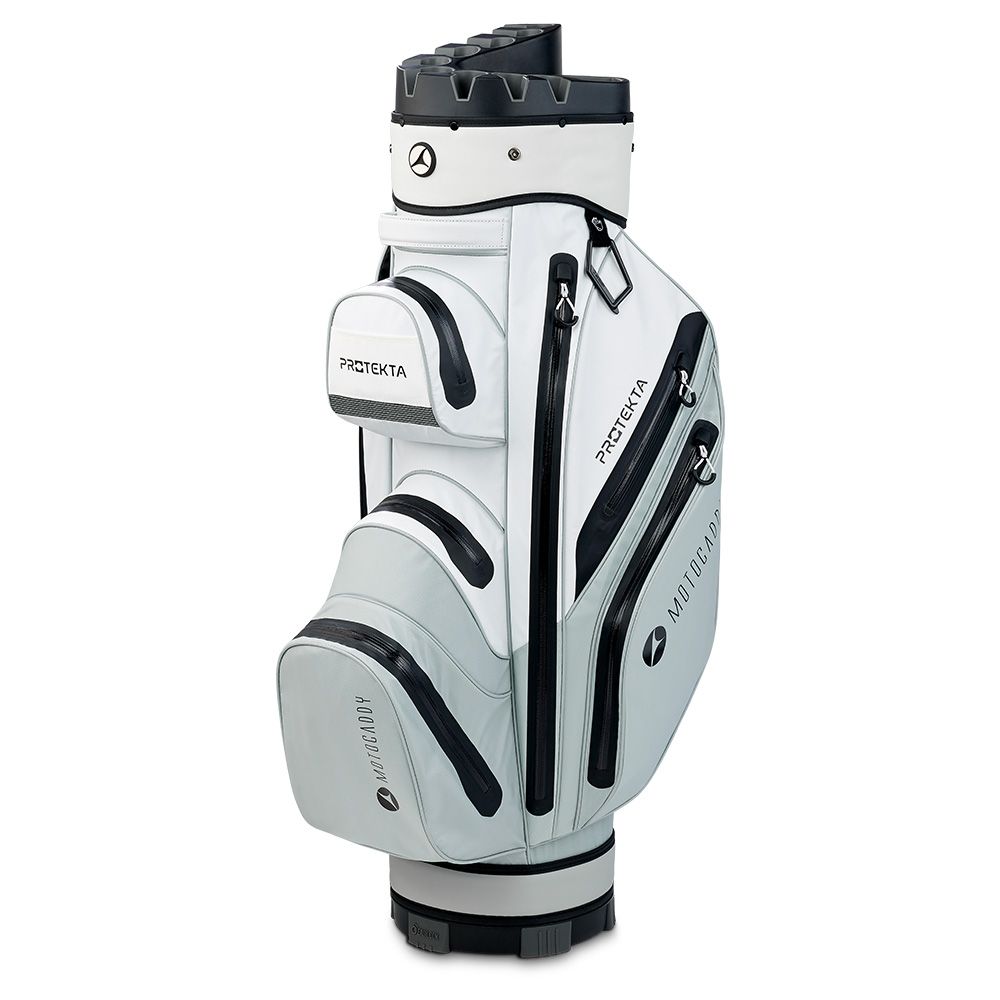 White Motocaddy Protekta golf bag